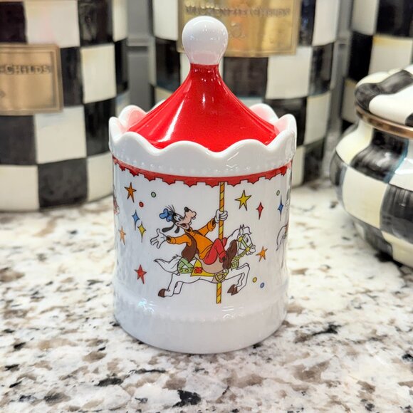 Vintage Porcelain Disney Sugar bowl with lid - Picture 10 of 12